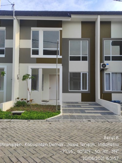 foto tampak rumah tipe 40/98 perumahan PERUMAHAN WAHID MRANGGEN