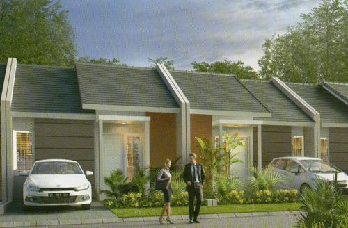 foto tampak rumah tipe 30/60,5 perumahan GRAND KENCANA MOJOKERTO TAHAP 3