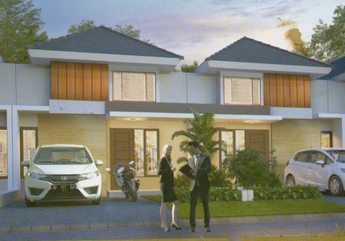 foto tampak rumah tipe 36/72 perumahan GRAND KENCANA MOJOKERTO TAHAP 3