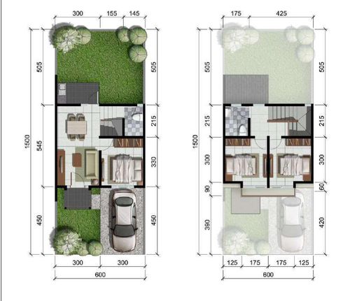foto denah rumah tipe SOFIA perumahan CitraLand Tahap I
