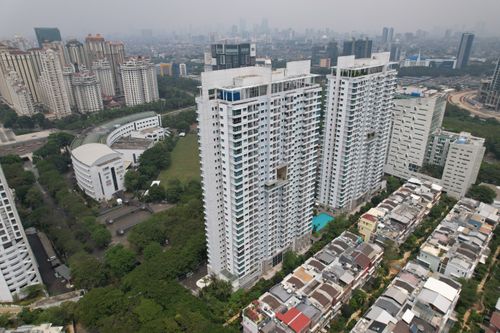 foto posisi tengah perumahan SPRINGHILL TERRACE RESIDENCE