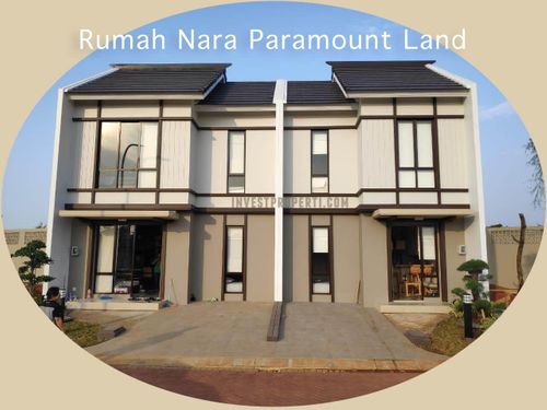 foto tampak rumah tipe NARA VILLAGE perumahan NARA VILLAGE