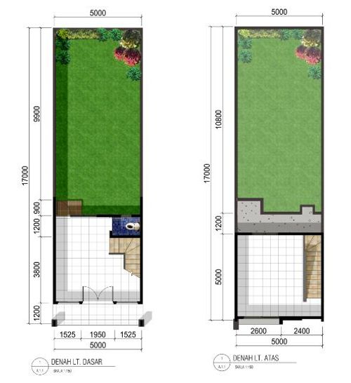 foto denah rumah tipe Ruko perumahan Metland Tambun