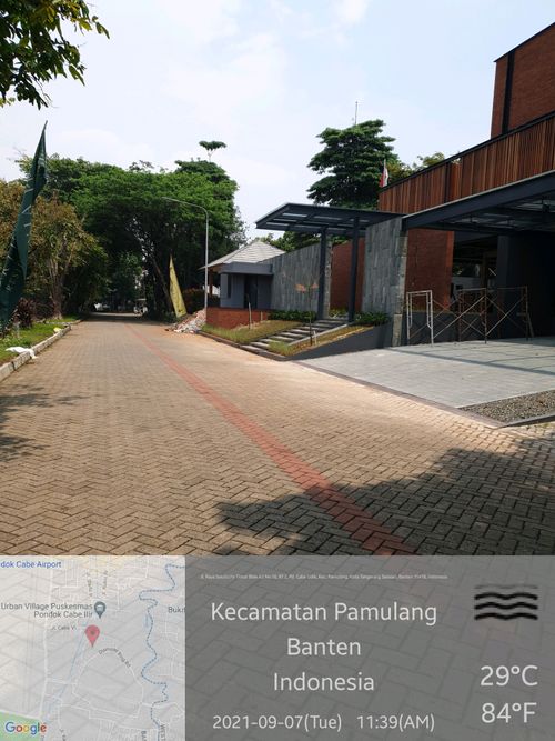 foto posisi tengah perumahan Fortunia Residences