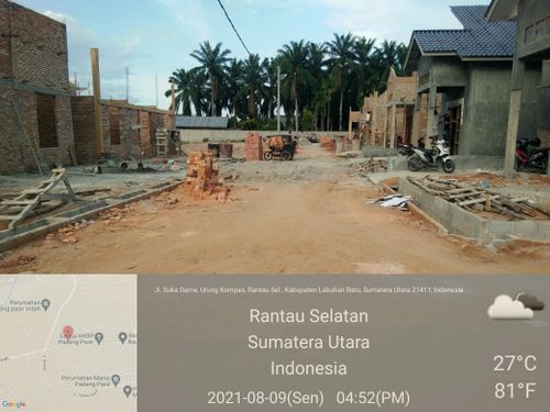 foto posisi tengah perumahan SAHARA 2