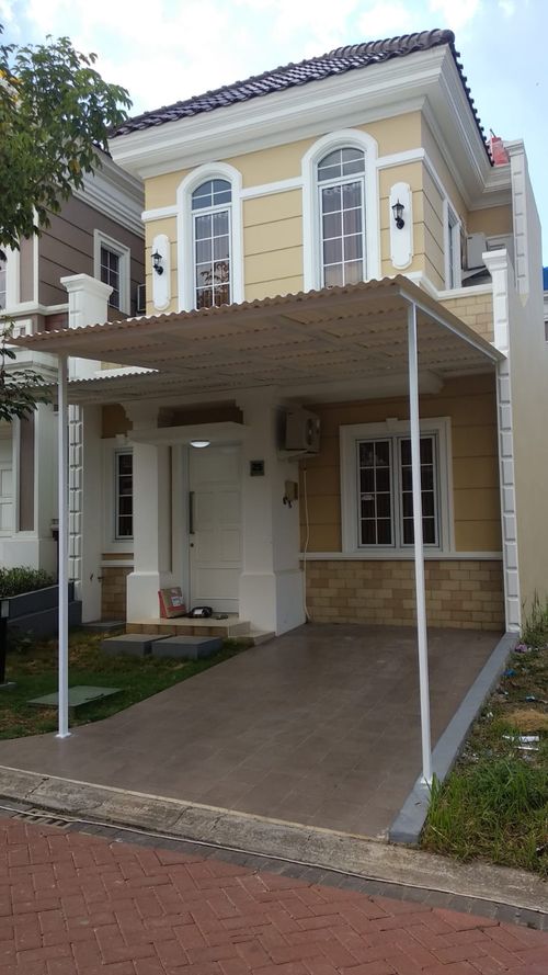 foto tampak rumah tipe PARAMOUNT VILLAGE perumahan PARAMOUNT VILLAGE SEMARANG