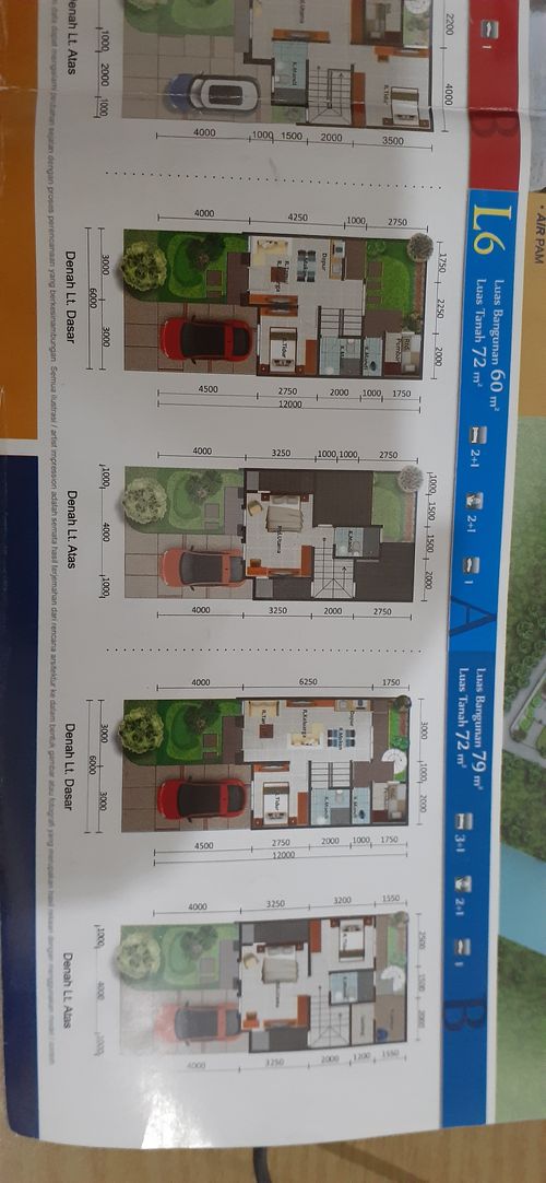 foto denah rumah tipe PARAMOUNT VILLAGE perumahan PARAMOUNT VILLAGE SEMARANG