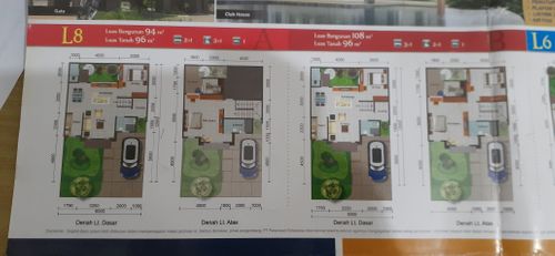 foto denah rumah tipe PARAMOUNT VILLAGE perumahan PARAMOUNT VILLAGE SEMARANG