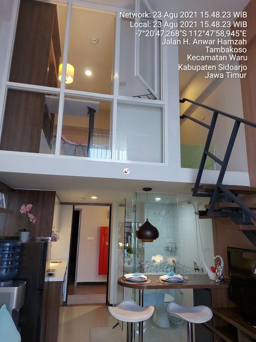 foto denah rumah tipe LOFT BARAT/TIMUR perumahan AMEGA CROWN RESIDENCE