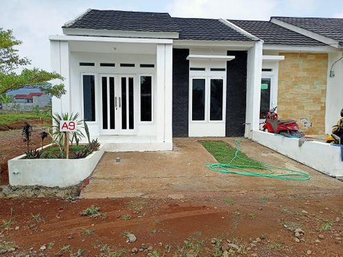 foto tampak rumah tipe 40/72 a9 perumahan Felicia Gardenia