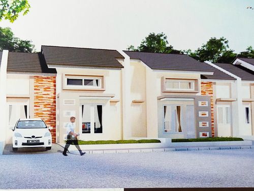 foto tampak rumah tipe CLUSTER EMERALD 36 perumahan WIDYA RESIDENCE