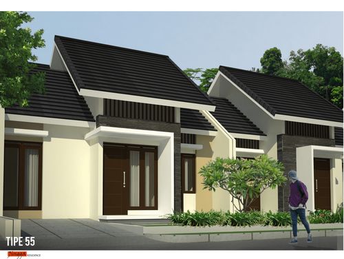 foto tampak rumah tipe 55/112 perumahan JINGGA RESIDENCE SOREANG
