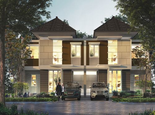foto tampak rumah tipe 120/120 perumahan JINGGA RESIDENCE SOREANG