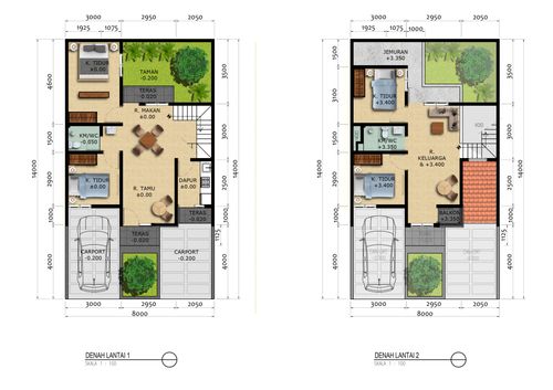 foto denah rumah tipe 110/112 perumahan JINGGA RESIDENCE SOREANG