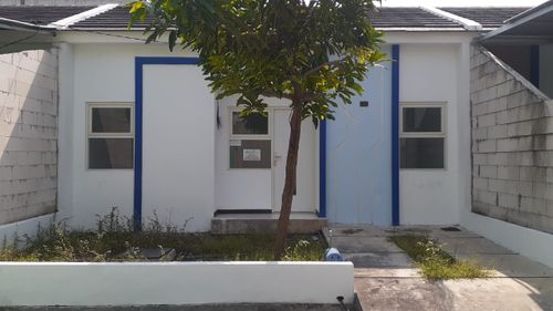 foto tampak rumah tipe 25/63 perumahan SWAN MENGANTI PARK