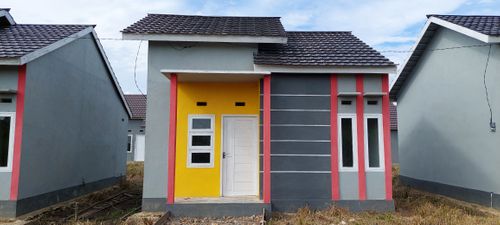 foto tampak rumah tipe 36 perumahan VILLA FIRDAUS
