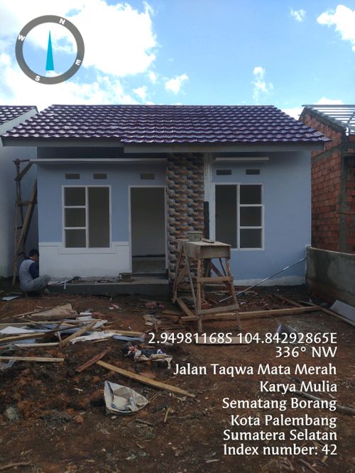 foto tampak rumah tipe 36 perumahan GRIYA IHSANI 3