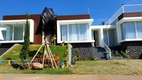 foto tampak rumah tipe Bibury perumahan THE TAMAN DAYU