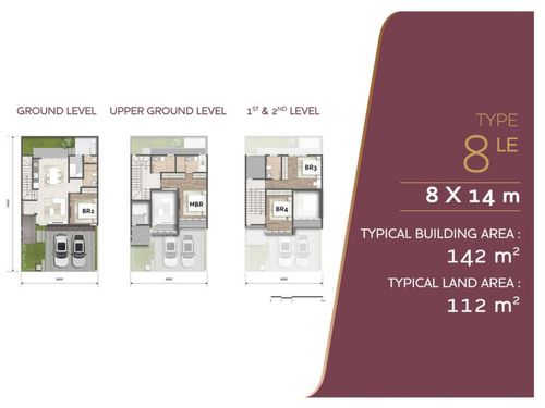 foto denah rumah tipe 8 LE perumahan Matana