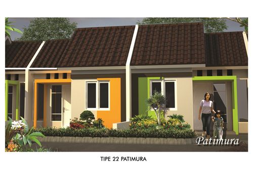 foto tampak rumah tipe PATIMURA perumahan GRAND RESIDENCE CITY
