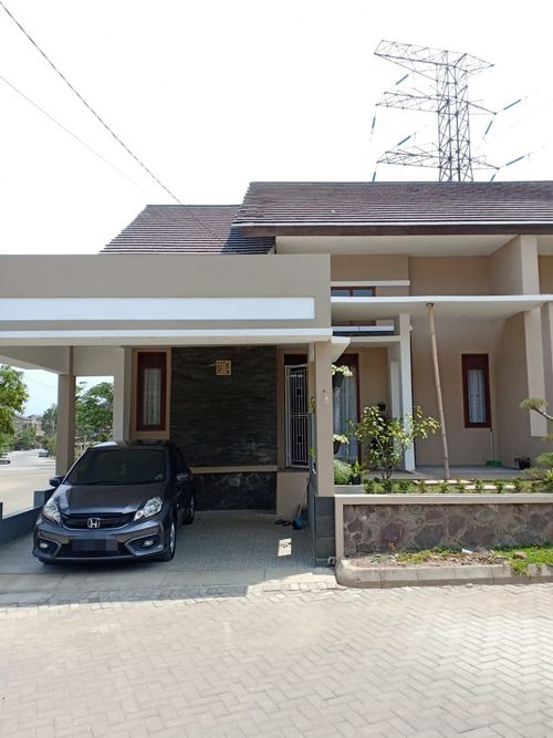 foto tampak rumah tipe 60/120 perumahan Kota Bali