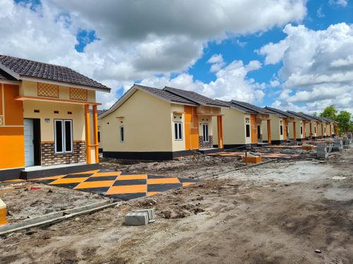 foto posisi tengah perumahan CASADOVA PASIR PUTIH TAHAP II LANJUTAN