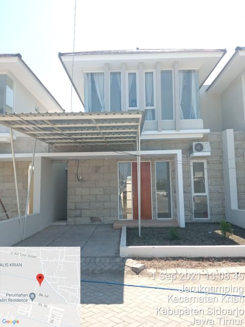 foto tampak rumah tipe Sage perumahan Mandiri Residence