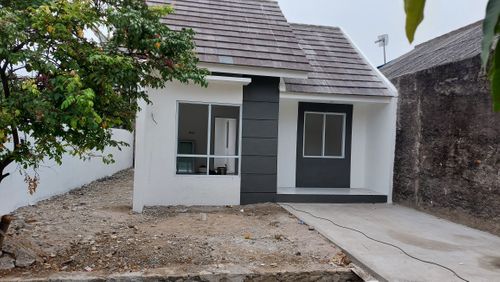foto tampak rumah tipe F T36B perumahan PONDOK UNGU PERMAI