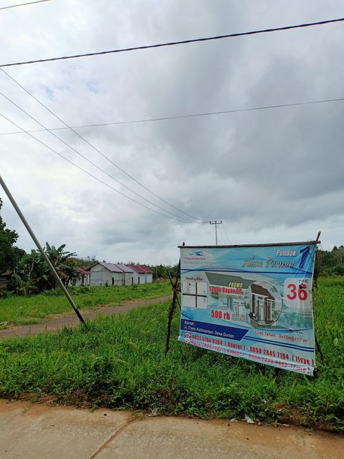 foto gerbang perumahan Pondok Alam Permai F G