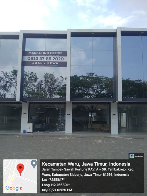 foto tampak rumah tipe Ruko perumahan FORTUNE BUSINESS INDUSTRIAL PARK