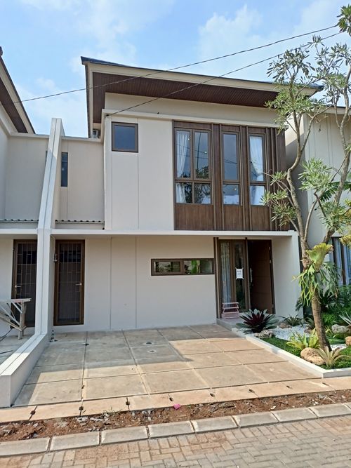 foto tampak rumah tipe HIMAWARI perumahan SPRINGHILL YUME LAGOON