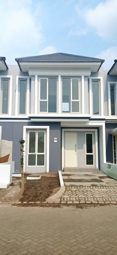 foto tampak rumah tipe White Bonnet perumahan GREEN ORCHID RESIDENCE