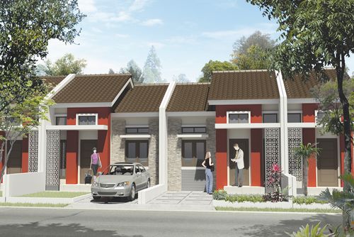 foto tampak rumah tipe CORDYLA perumahan CLUSTER ATLANTIS SEGARA CITY KHI