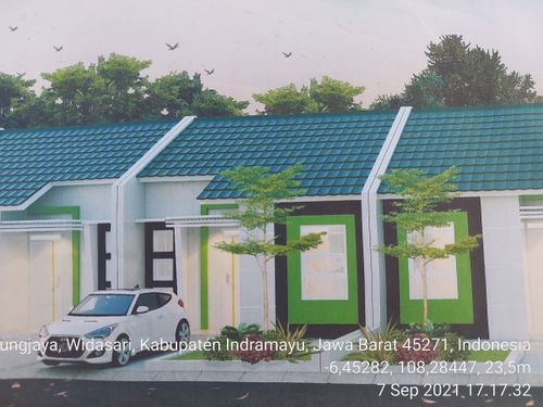 foto contoh rumah perumahan Kota Baru Widasari
