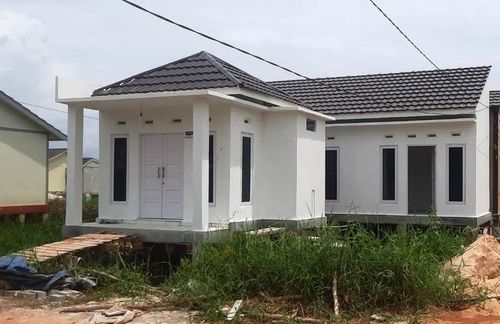 foto tampak rumah tipe Al Kautsar 36 perumahan Al Kautsar Residence