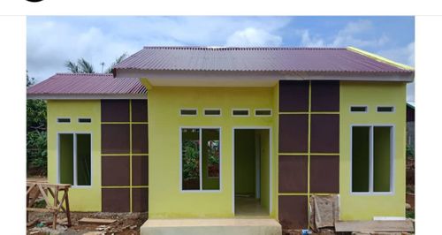 foto tampak rumah tipe 36 perumahan Chantika Residence