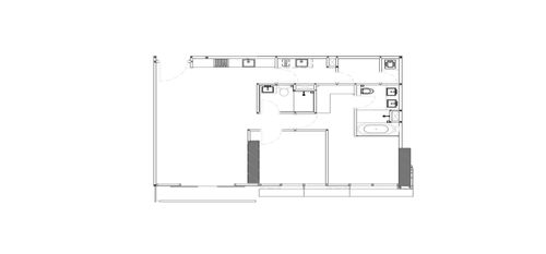 foto denah rumah tipe 2 BR Porte F perumahan Lavie All Suite Apartment