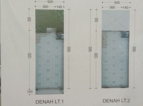foto denah rumah tipe RUKO perumahan palaran city