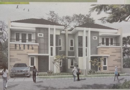 foto tampak rumah tipe VIOLAN perumahan palaran city