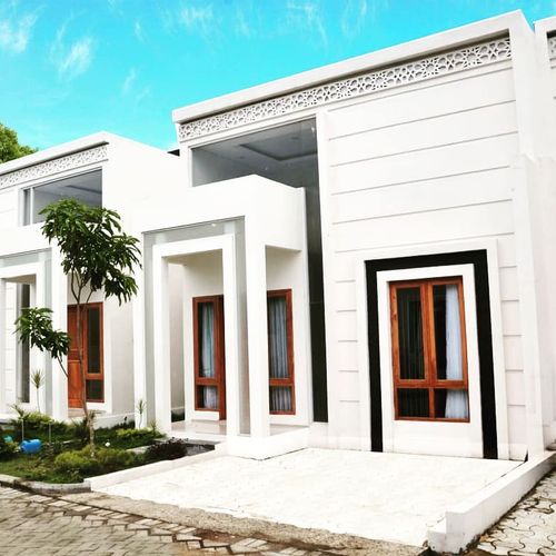 foto tampak rumah tipe Cluster A5 perumahan SAPPHIRE MANSION