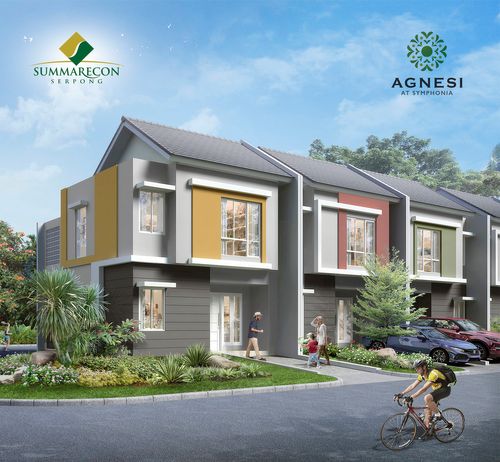 foto tampak rumah tipe L7 HOOK Luxury 2 perumahan Cluster Agnesi