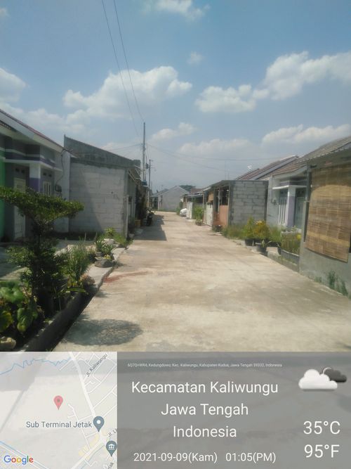 foto posisi tengah perumahan GRAHA ALKA