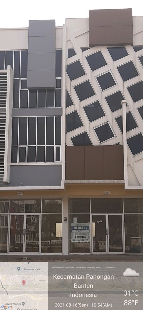 foto tampak rumah tipe RUKO LITTLE GINZA-G perumahan CITRA ECOPOLIS RAYA CLUSTER LITTLE GINZA S & O