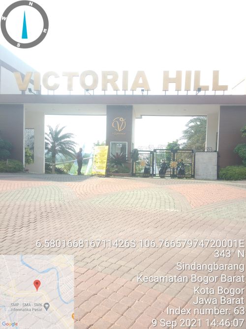 foto gerbang perumahan VICTORIA HILL RESIDENCE TAHAP 1