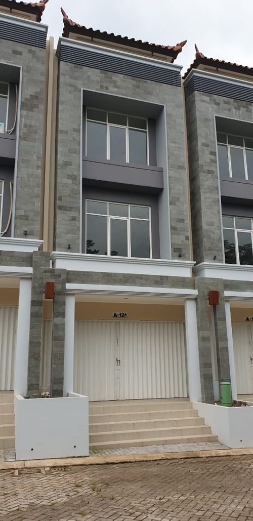 foto tampak rumah tipe BERANDA GALERIA A/12A perumahan BSB City Ruko Beranda Galeria