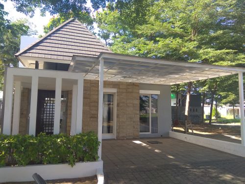 foto tampak rumah tipe DIAMOND I-03 perumahan GRAND DELTA SARI