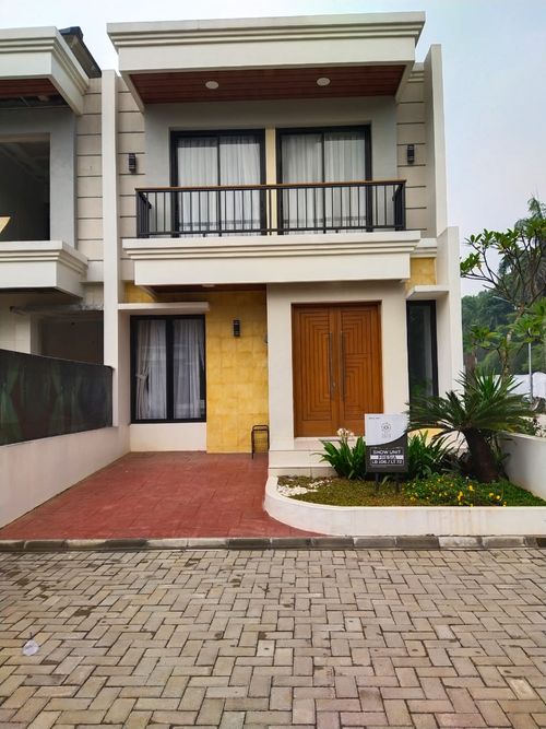 foto tampak rumah tipe FRESIA perumahan ARYA GREEN PAMULANG