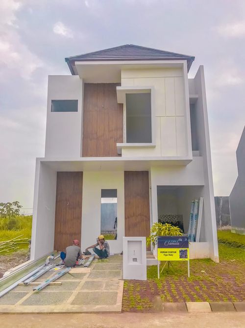 foto tampak rumah tipe 63/76 perumahan CASA SAMALA
