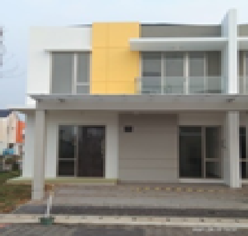 foto tampak rumah tipe CAMELIA HOEK 9 X 10 perumahan PIK 2 - DISTRICT 26
