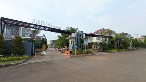 foto gerbang perumahan Samira Residence